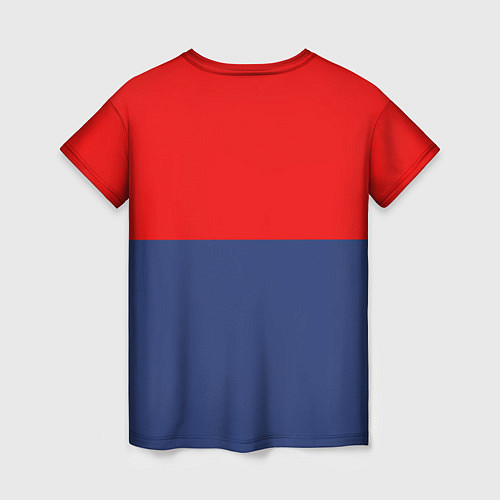 Женская футболка Russian Style / 3D-принт – фото 2