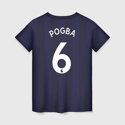 Женская футболка FC MU: Pogba Away 18/19 / 3D-принт – фото 2