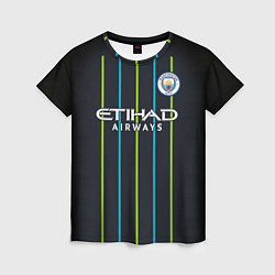 Футболка женская FC Manchester City: Away 18/19, цвет: 3D-принт