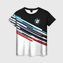 Женская футболка BMW BRAND COLOR БМВ