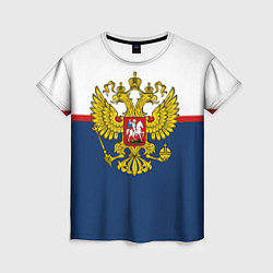 Футболка женская Герб России, цвет: 3D-принт