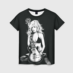 Женская футболка Рокерская душа