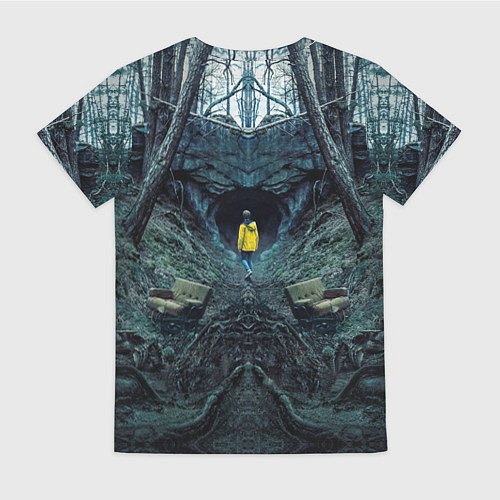 Женская футболка Dark / 3D-принт – фото 2