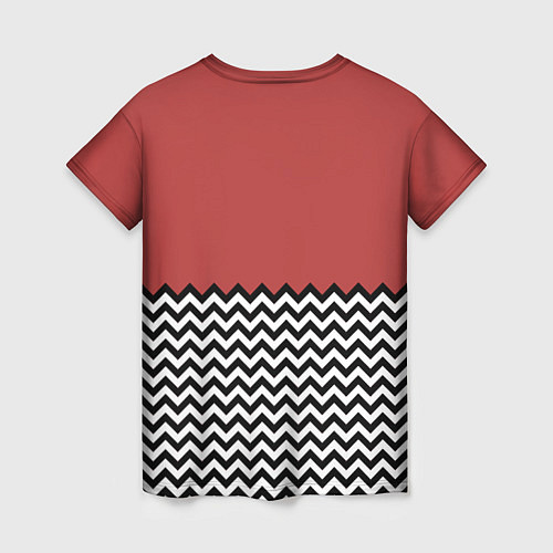 Женская футболка Горы Твин Пикс / 3D-принт – фото 2