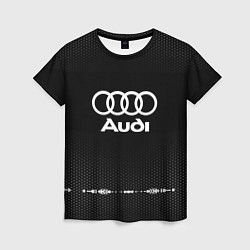 Женская футболка Audi: Black Abstract