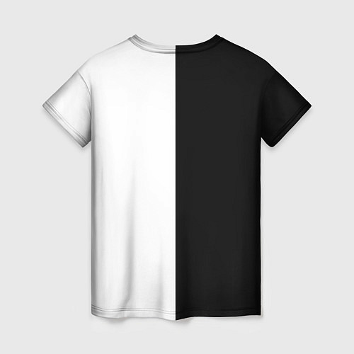 Женская футболка Infiniti: Black & White / 3D-принт – фото 2