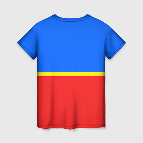 Женская футболка Ижевск: Россия / 3D-принт – фото 2