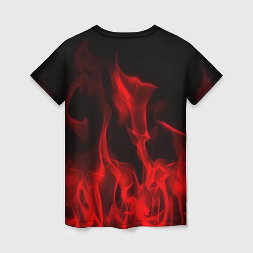 Женская футболка Fall Out Boy: Red Flame / 3D-принт – фото 2