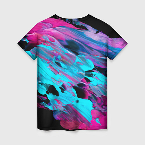 Женская футболка 30 STM: Neon Colours / 3D-принт – фото 2