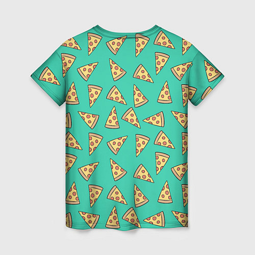Женская футболка Стиль пиццы / 3D-принт – фото 2