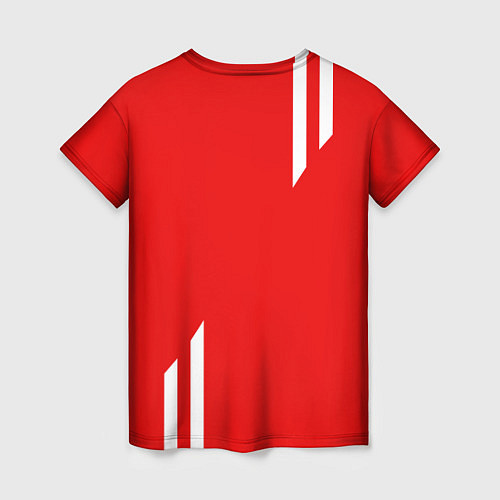 Женская футболка USSR: Red Sport / 3D-принт – фото 2