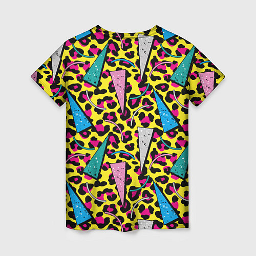 Женская футболка 80s Leopard / 3D-принт – фото 2