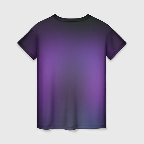 Женская футболка Violet Raven / 3D-принт – фото 2
