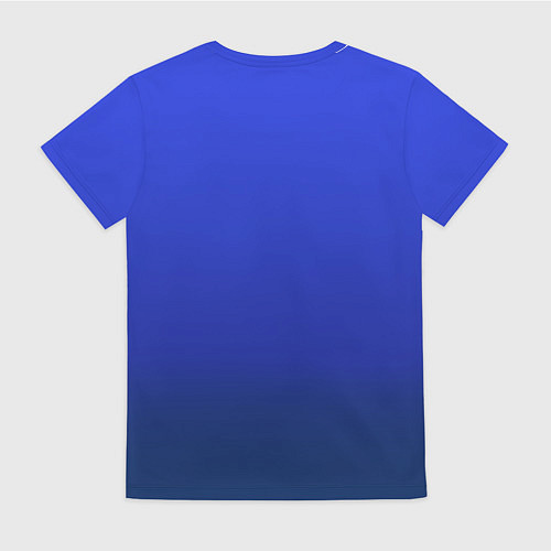 Женская футболка Цвет настроения синий / 3D-принт – фото 2