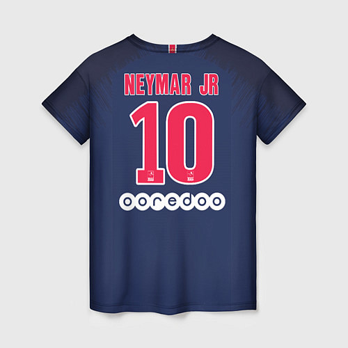Женская футболка FC PSG: Neymar Home 18-19 / 3D-принт – фото 2