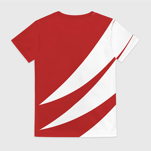 Женская футболка Игра в сердца / 3D-принт – фото 2