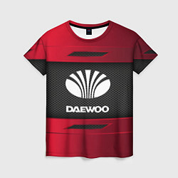 Футболка женская Daewoo Sport, цвет: 3D-принт