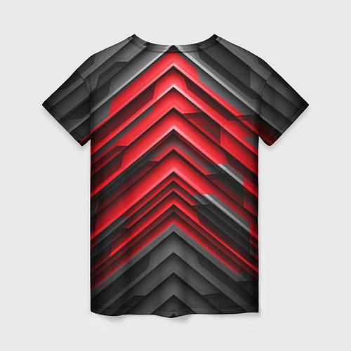 Женская футболка Citroen: Red sport / 3D-принт – фото 2