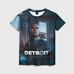 Футболка женская Detroit: Markus, цвет: 3D-принт