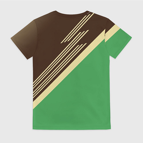 Женская футболка Российский футбольный союз / 3D-принт – фото 2