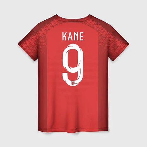 Женская футболка Kane Away WC 2018 / 3D-принт – фото 2