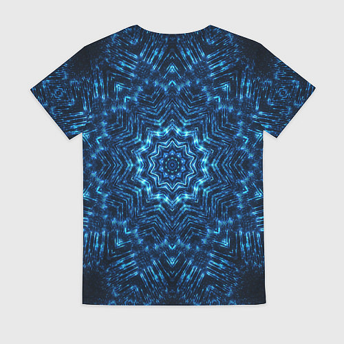 Женская футболка Космическая мандала / 3D-принт – фото 2