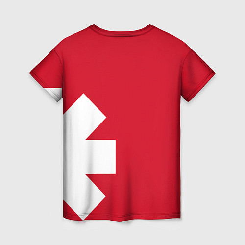 Женская футболка RHCP: Red Style / 3D-принт – фото 2