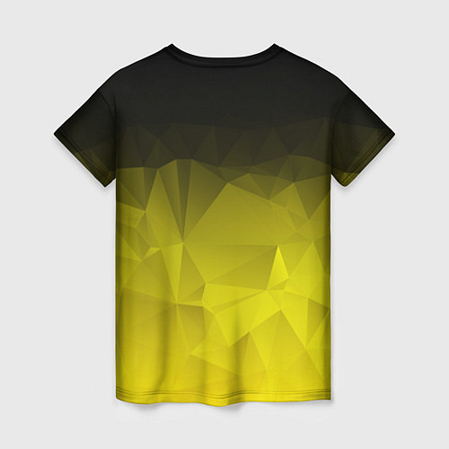 Женская футболка Cyberpunk 2077: Yellow Poly / 3D-принт – фото 2