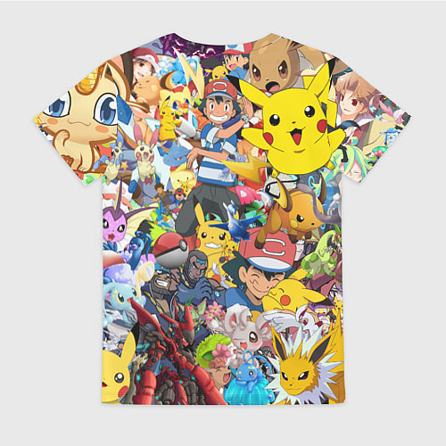 Женская футболка Pokemon Bombing / 3D-принт – фото 2