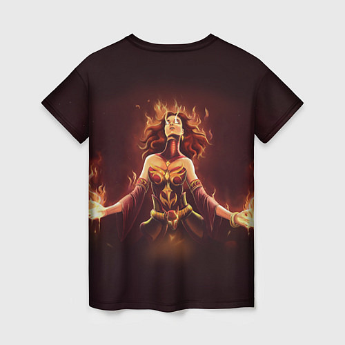 Женская футболка Lina: Hell Flame / 3D-принт – фото 2