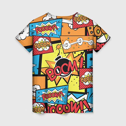 Женская футболка Boom Pop Art / 3D-принт – фото 2