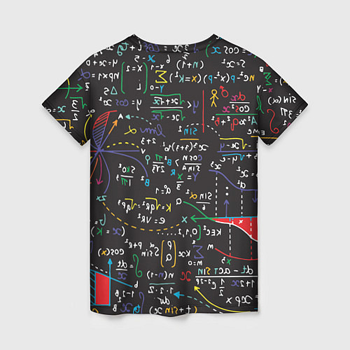Женская футболка Math / 3D-принт – фото 2
