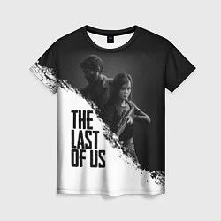 Футболка женская The Last of Us: White & Black, цвет: 3D-принт
