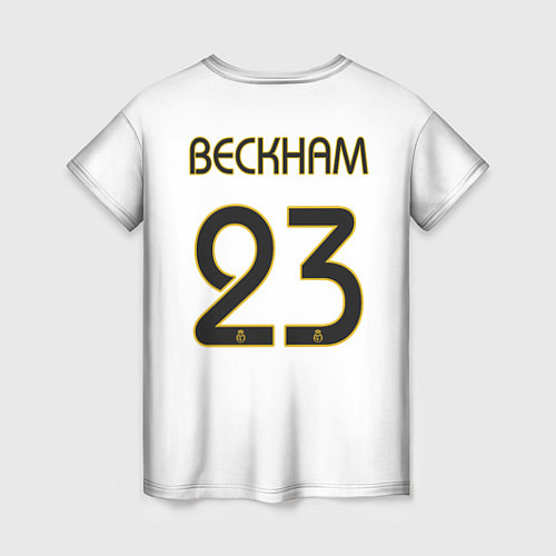 Женская футболка FC Real Madrid: Beckham Retro / 3D-принт – фото 2