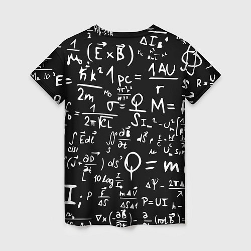 Женская футболка E=mc2: Black Style / 3D-принт – фото 2
