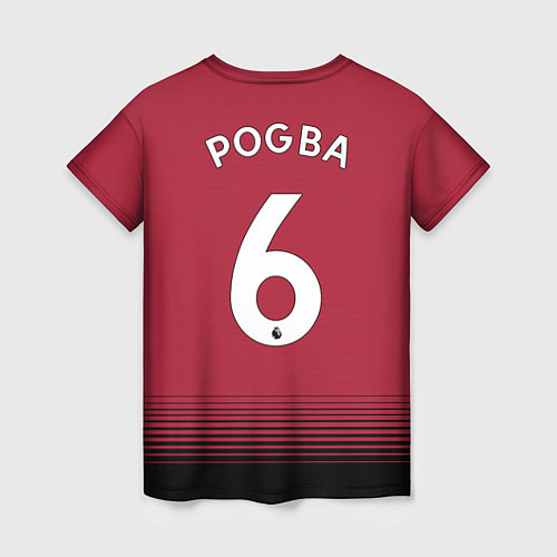 Женская футболка FC MU: Pogba 18/19 / 3D-принт – фото 2