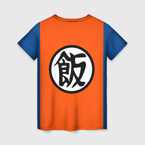Женская футболка DBZ: Gohan Kanji Emblem / 3D-принт – фото 2