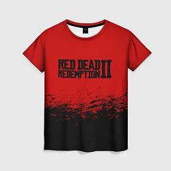 Футболка женская Red Dead Redemption II, цвет: 3D-принт