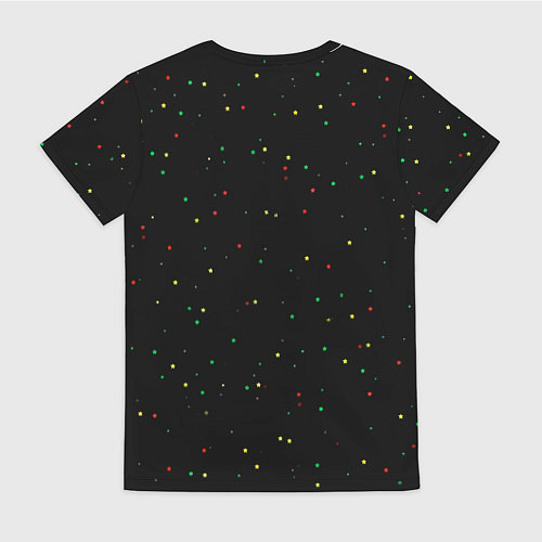 Женская футболка Космонавт с кальяном / 3D-принт – фото 2