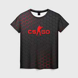 Женская футболка CS:GO Grey Carbon