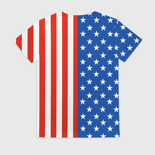 Женская футболка American Patriot / 3D-принт – фото 2