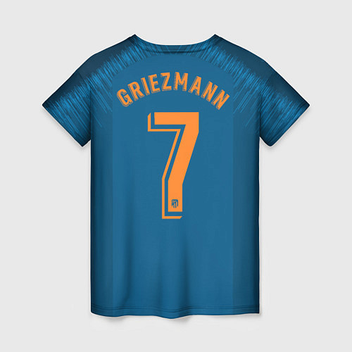 Женская футболка Griezmann alternative 18-19 / 3D-принт – фото 2