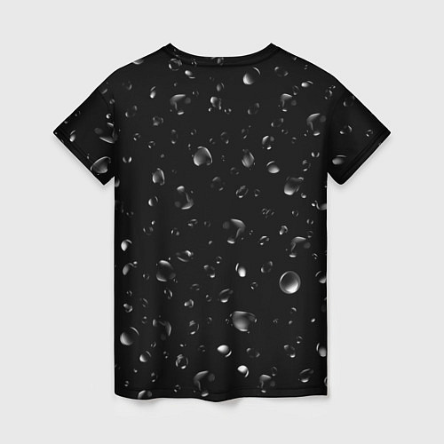 Женская футболка BMW под Дождём / 3D-принт – фото 2