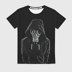 Футболка женская Противогаз, цвет: 3D-принт