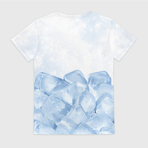 Женская футболка GONE Fludd - Кубик Льда / 3D-принт – фото 2