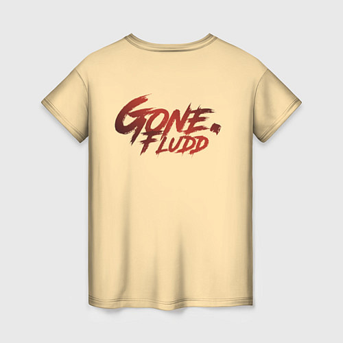 Женская футболка Gone Fludd / 3D-принт – фото 2