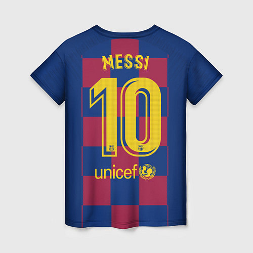 Женская футболка Messi home 19-20 season / 3D-принт – фото 2