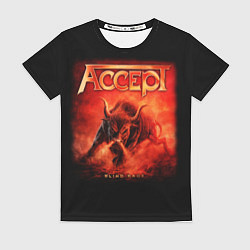 Женская футболка Accept: Hell Bull