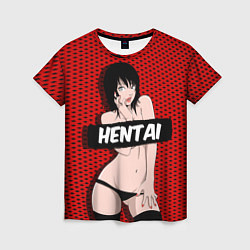 Футболка женская HENTAI CHAN, цвет: 3D-принт