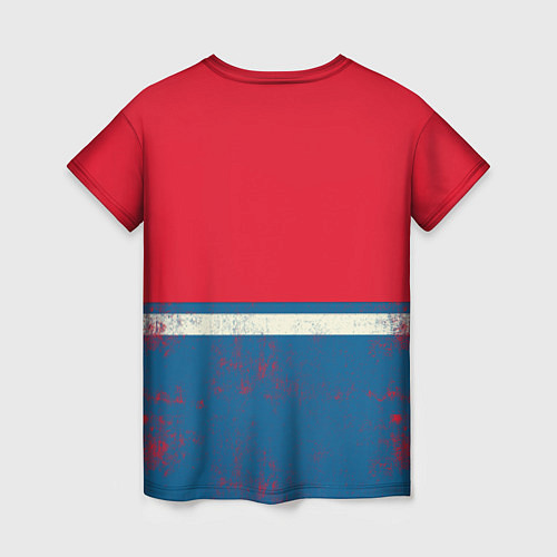 Женская футболка СССР: Куй железо / 3D-принт – фото 2